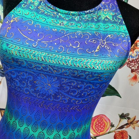 ~{Mainstream}~ Vintage boho printed one piece swimsuit. - Picture 2 of 10